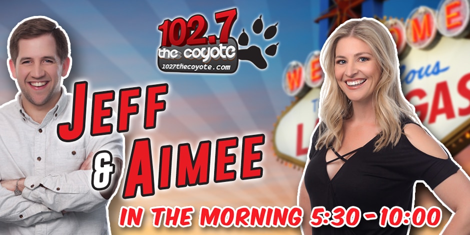 Jeff and Aimee Named as New Morning Hosts at Beasley Media Group’s 102.7 The Coyote in Las Vegas