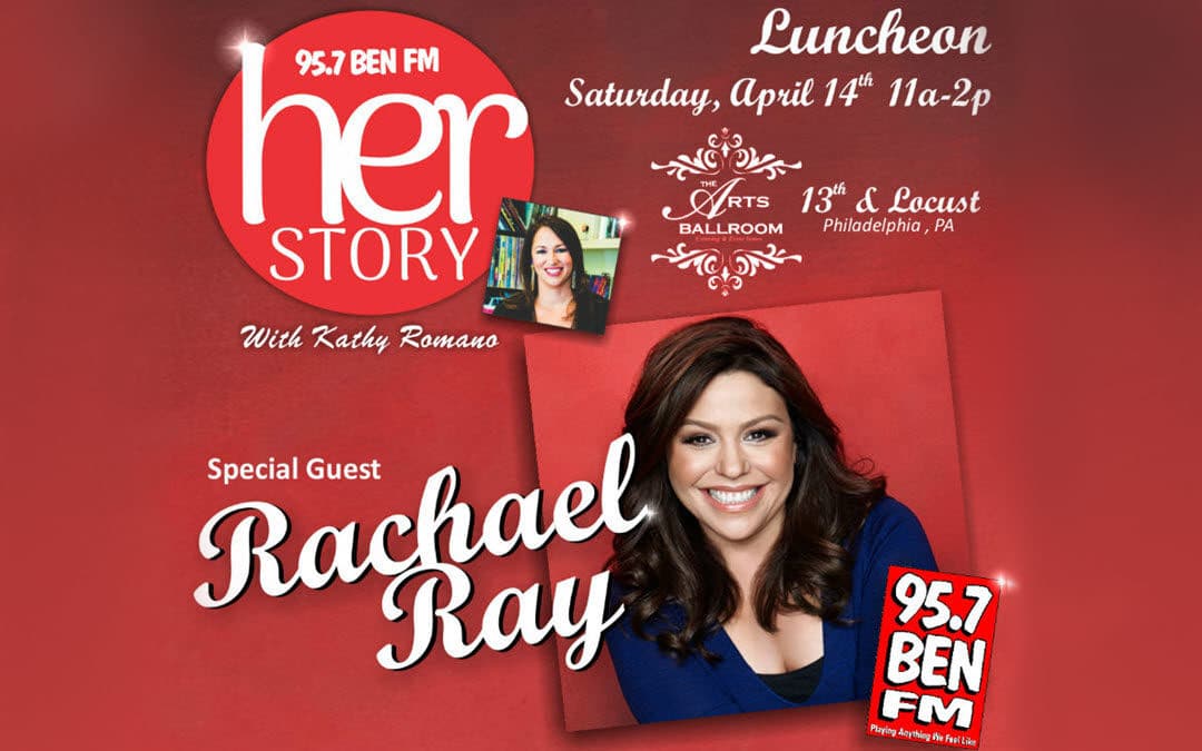 Rachael Ray to Keynote Beasley Media Group’s BEN FM Her Story Luncheon in Philadelphia