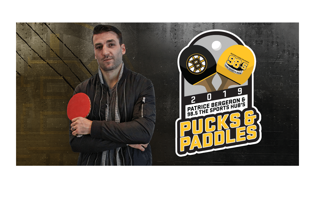 Boston Bruins and Boston Bruins Foundation Announce 2nd Annual Patrice Bergeron & 98.5 The Sports Hub’s Pucks & Paddles