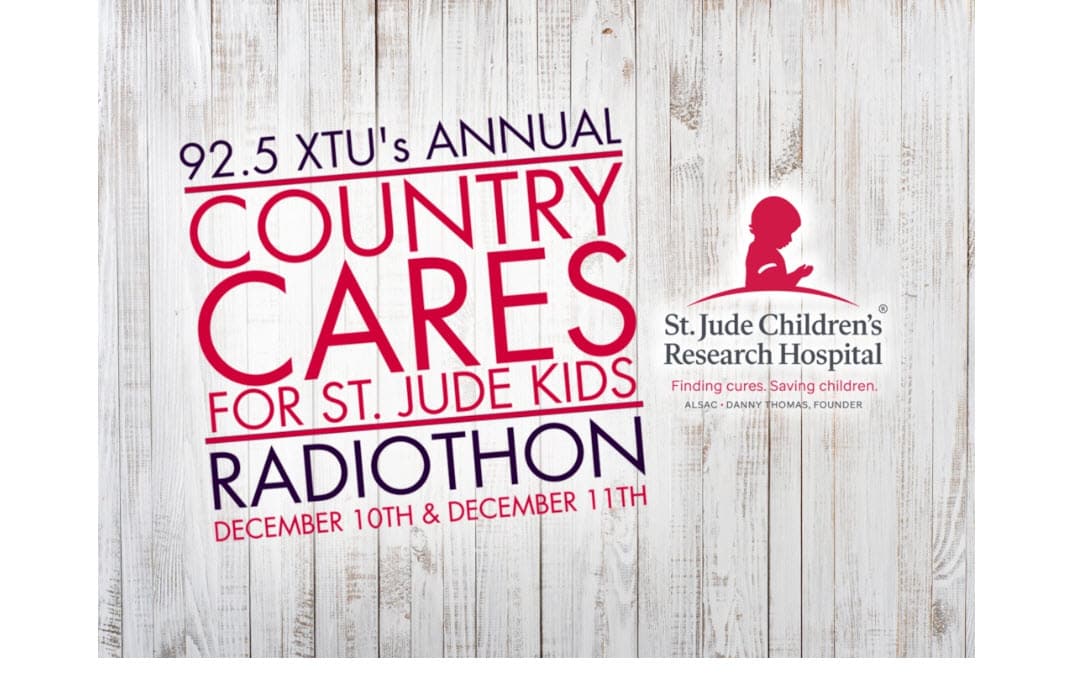 92.5 XTU Presents Radiothon to Benefit St. Jude Children’s Research Hospital