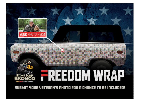 94.7 WCSX-FM Announces the Stone Soup Freedom Wrap to Honor Veterans Across America