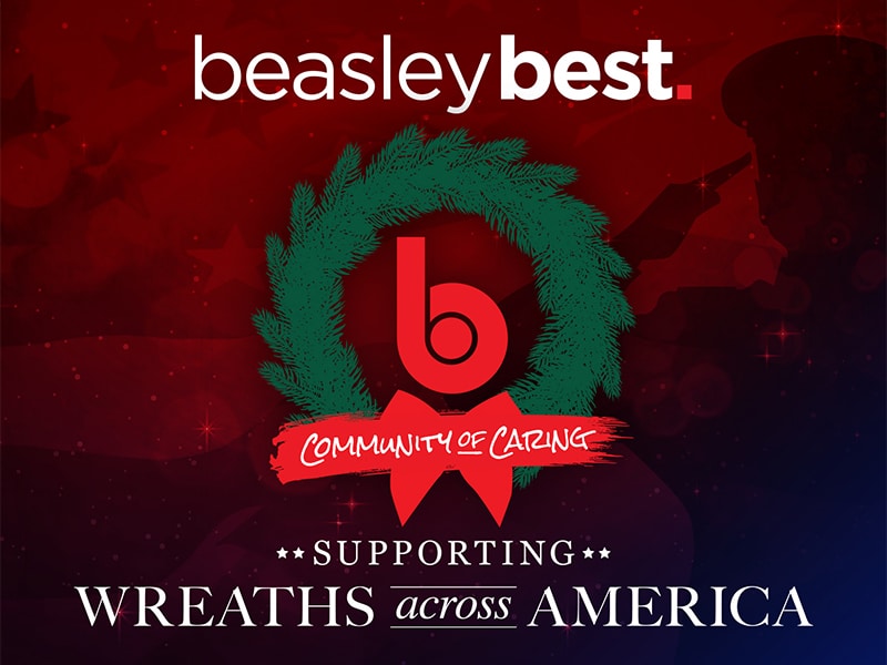 Beasley Media Group Launches Initiative to Support Wreaths Across America