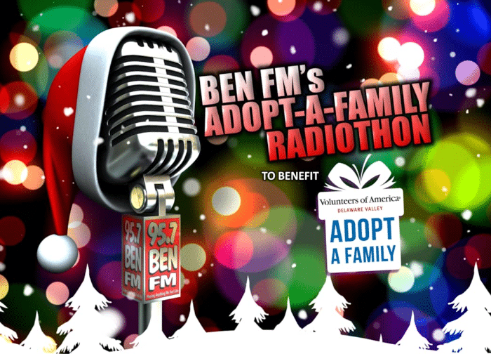 95.7 BEN-FM Adopt A Family Radio-Thon Brings Holiday Hope & Happiness To Hundreds Of Families In Philadelphia