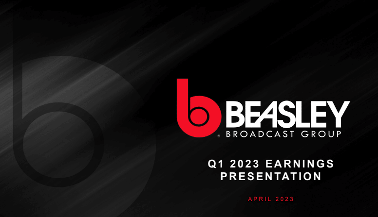 BEASLEY BROADCAST GROUP FIRST QUARTER REVENUE INCREASES TO $57.8 MILLION
