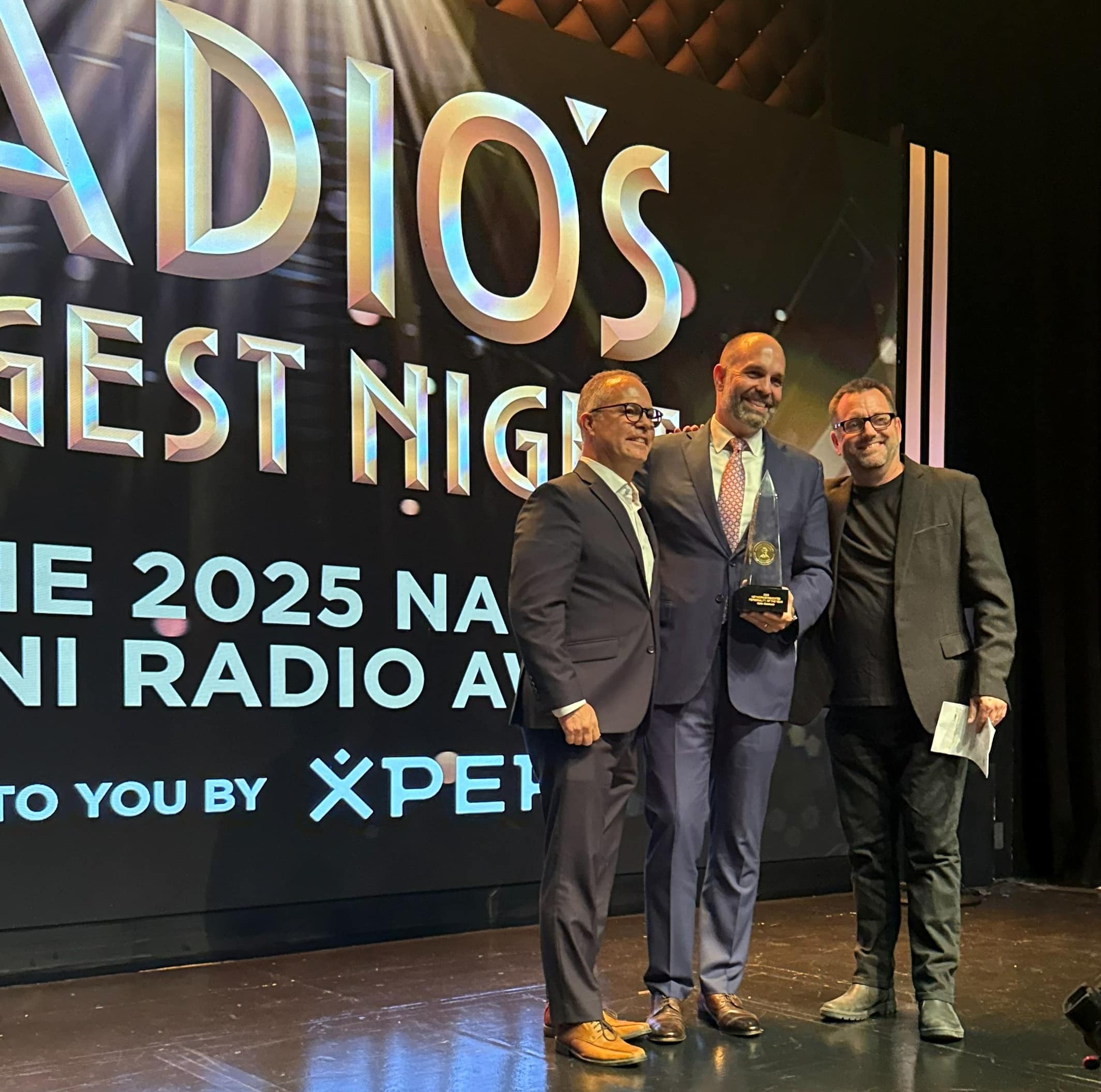 Paul Blake & Chuck Damico accept awards