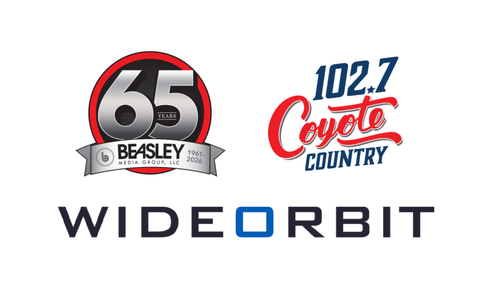 Beasley Media Group, Coyote Country, and Wide Orbit logos