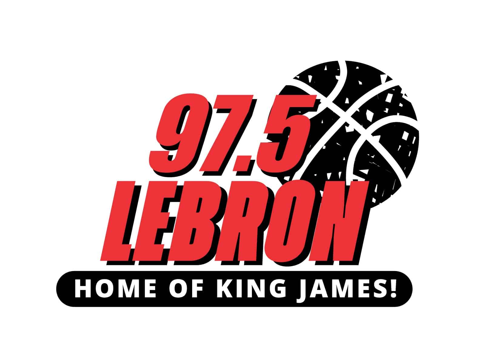 97.5 Lebron logo
